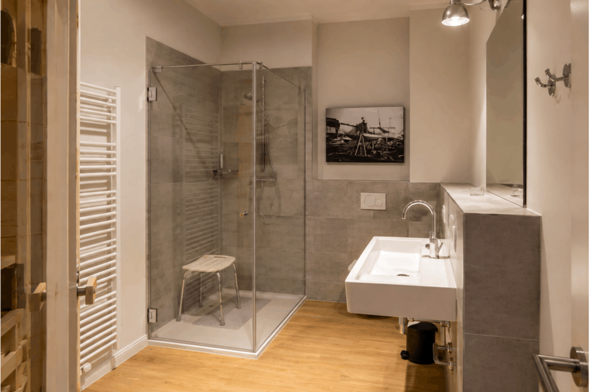 Badezimmer Duschhocker Duschmatte 