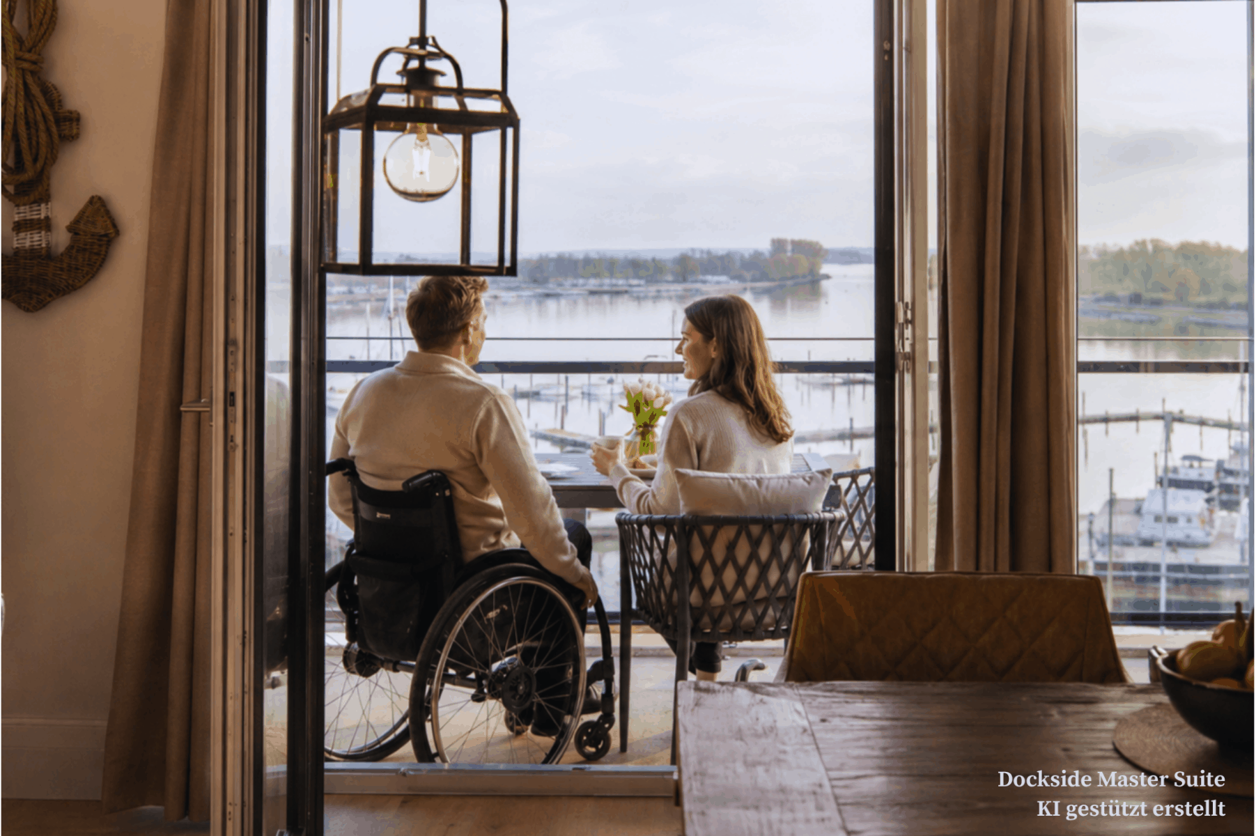 Dockside Master Suite Rollstuhl