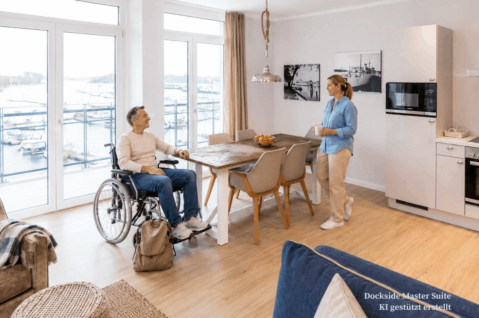 Dockside Master Suite Rollstuhl